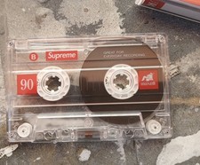 Supreme x Maxwell Vintage Audio Cassette Confezione da 5 - Oggetto sigillato da collezione raro