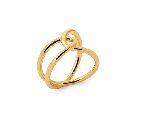 Anello oro placcato 18 - anello,