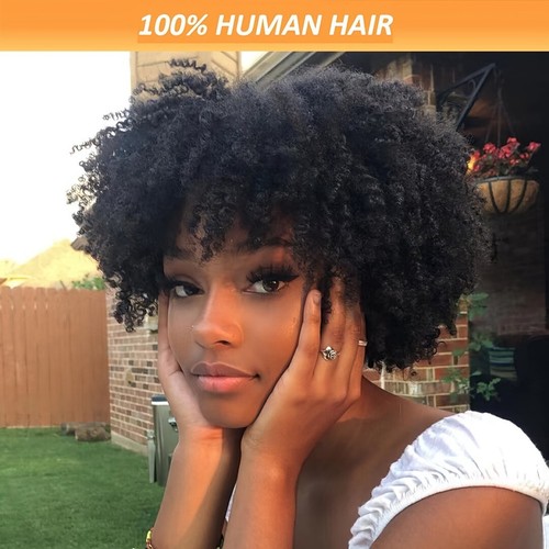 Parrucche corte afro kinky