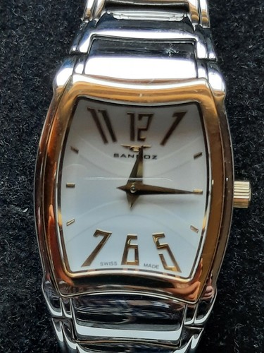 Reloj sandoz acero con bisel - reloj,
