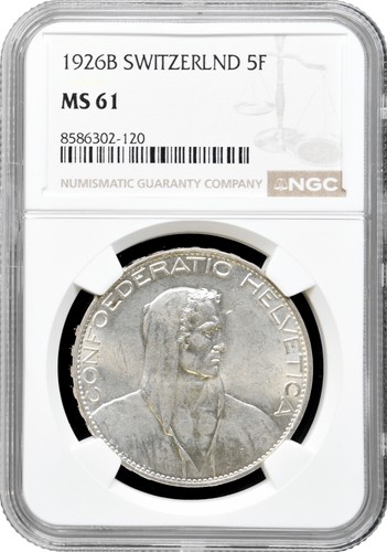 Svizzera franchi 1926 ngc - svizzera,