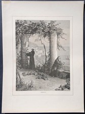 Stampa antica 1890 circa