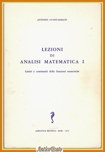 Lezioni analisi matematica - lezioni,
