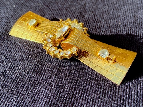 Spilla deco anni - spilla, placcata