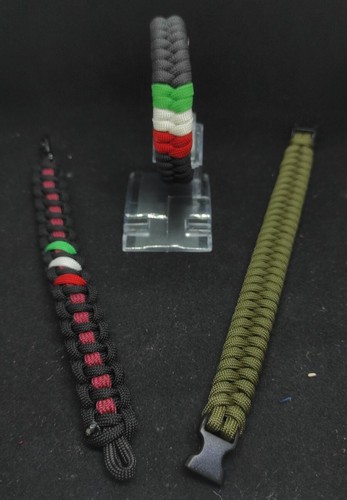 Tris bracciali paracord - bracciali, in