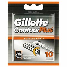 Gillette Contour Plus lamette da barba, nuove e confezione originale, 10 pezzi