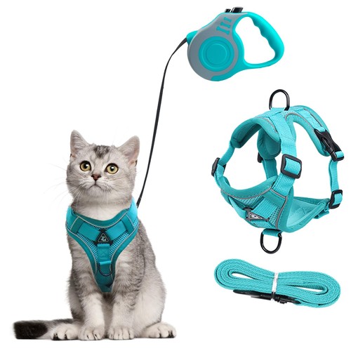 Pettorina gatto con guinzaglio - pettorina,