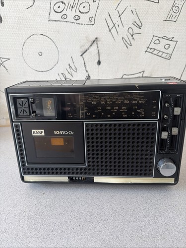 Basf 9341 cro2 radio - radio, d'epoca