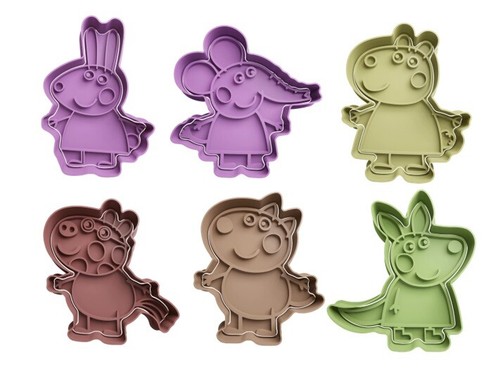 Tagliabiscotti peppa pig - pig, +