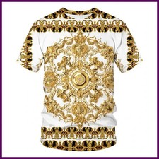 T-shirt lusso barocco motivo