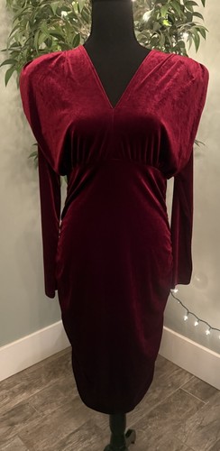Body donna velluto bordeaux