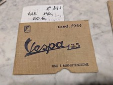 Libretto Uso E Manutenzione Piaggio Vespa Epoca Anni 70