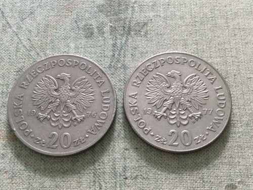 Monete polonia zlotych - 20,