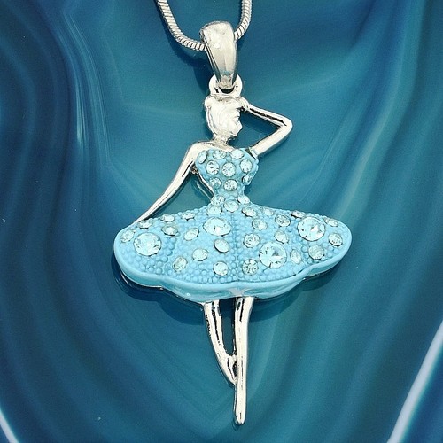 Collana con ciondolo ballerina