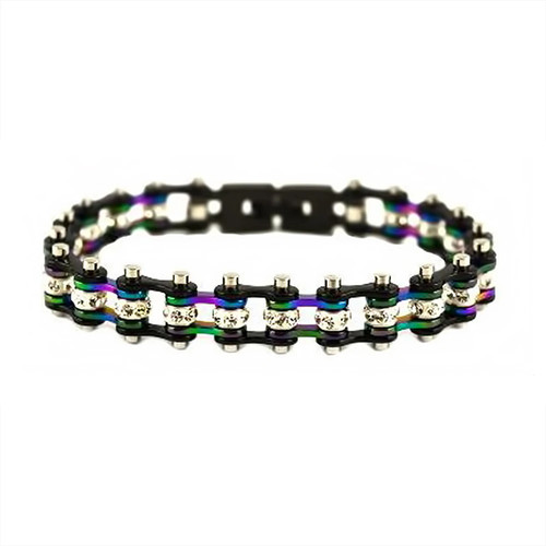 Bracciale donna catena moto