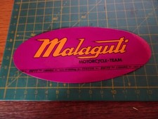 ADESIVO STICKER kleber vintage malaguti motorcycle team fifty enduro new dribbli