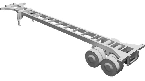 Rimorchio container 40ft scala - container,