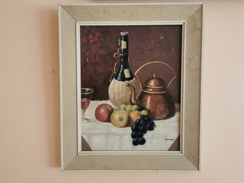 Dipinto olio tavola - olio,