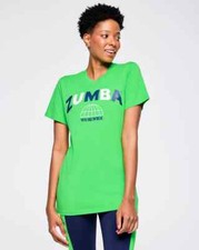 T-shirt unisex girocollo Zumba Out forte - verde ~ ERRORE ORTOGRAFICO ~ XS/S M/L XL/XXL