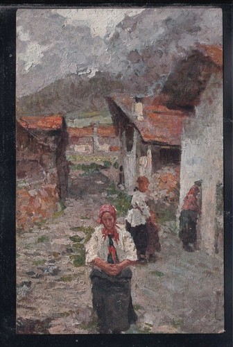 Cartolina leonardo bazzaro - cartolina,