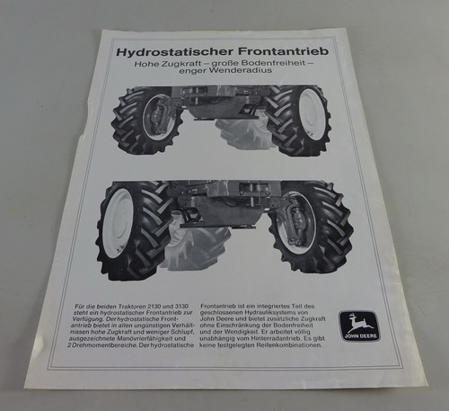 Prospectus john deere trattore - john,