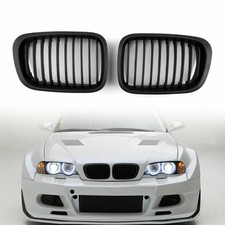 2GRILLE CALANDRE NOR Pour BMW