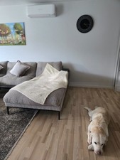 Nuova coperta fatta a mano in