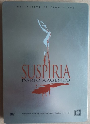 Suspiria 1977 dvd steelbook - dvd, 2