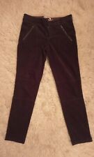 Pantaloni in velluto a costine marrone Stefanel stretch elasticizzati skinny mar