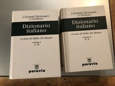 Dizionario Italiano-L’universale-Paravia-Tullio De Mauro-2 Volumi-