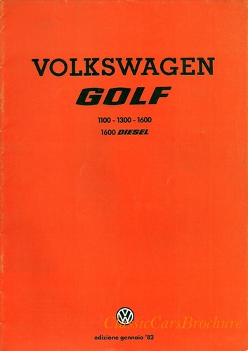 Brochure depliant volkswagen - depliant,