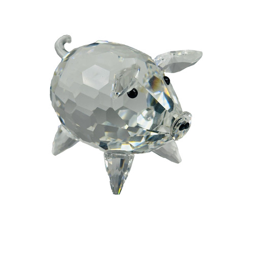 Maiale cristallo swarovski - cristallo,