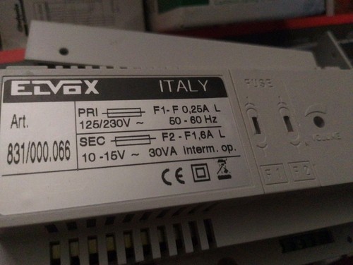 Elvox 831 000 alimentatore - elvox,