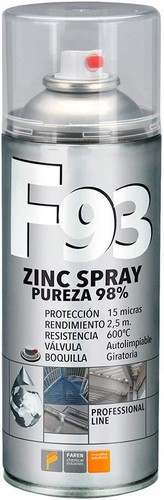 F93 zinco spray purezza - purezza, 98%