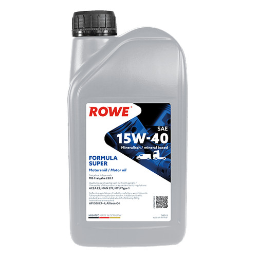 Olio motore 15w rowe - motore,
