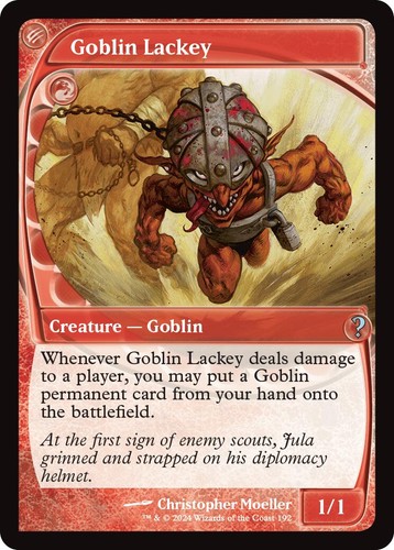 Goblin lackey - (future, sight)
