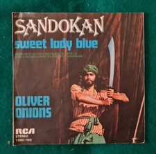 sandokan sweet lady blue oliver onions disco vinile 45 giri  ra tbbo 1168