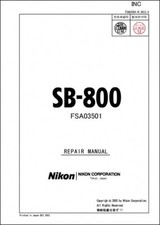Nikon SB-800 Speedlight