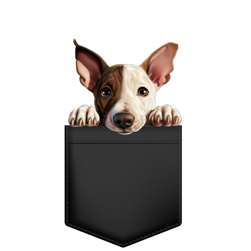 Dolce cane borsa adesivo - dolce,
