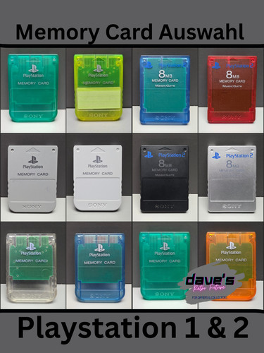 Memory card originale - memory, ps1/2