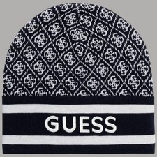 Guess berretto blu con logo