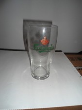 3 BICCHIERI COPPE CALICI BOCCALI BIRRA "CARLSBERG" 0,4 l  M12 0476 DcR