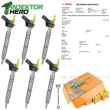 6x 0445115064 Iniettore Iniettore Mercedes Benz E S ML V6 OM642 A6420701387