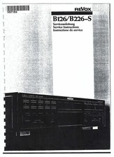 Revox Service manual per B 126