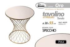 TAVOLINO ORO SPECCHIO TAVOLO