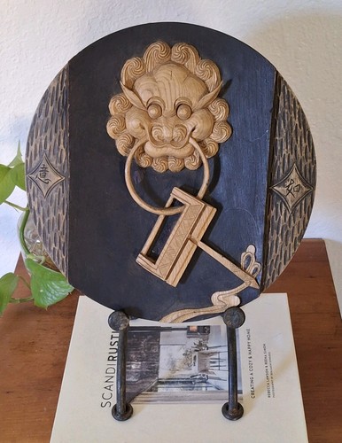 Naxi tribale intaglio legno - tribale,
