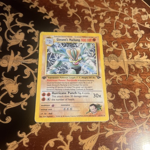 Giovanni machamp 132 - giovanni's, gym