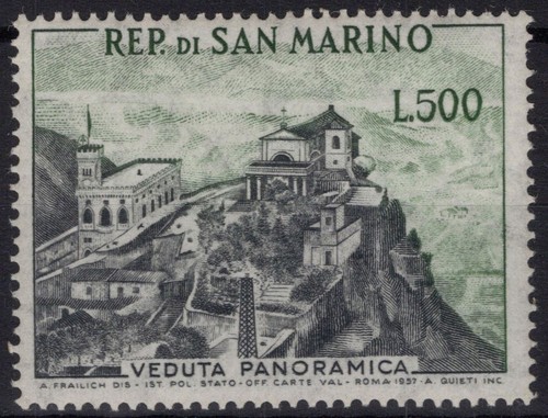 San marino 1958 veduta 500 - veduta,