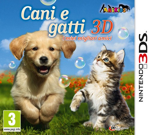 Nintendo 3ds cani - cani, gatti