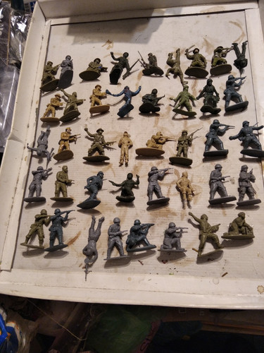 Lotto soldatini militari - militari, 1/32-